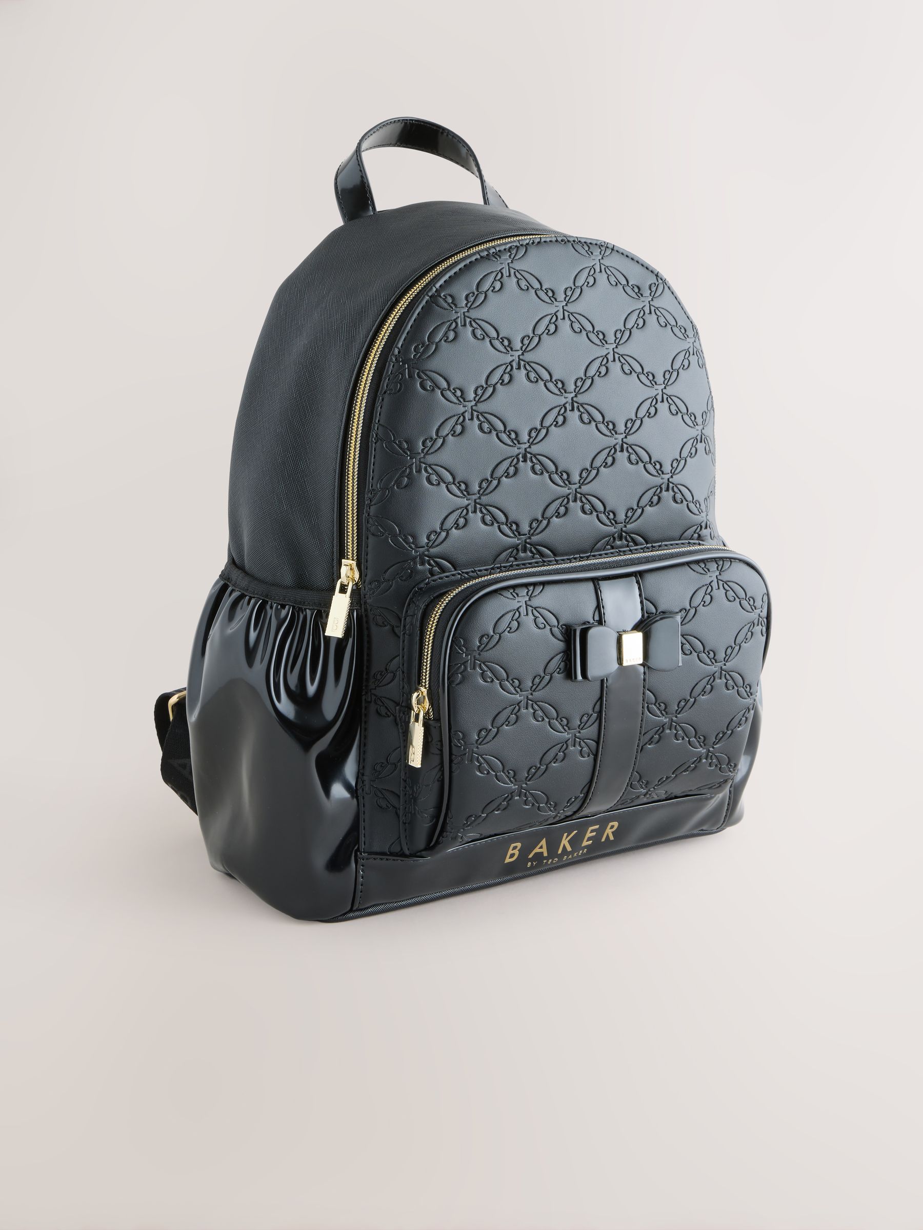 Buy Baker by Ted Baker Girls Back to School Embossed Bow Backpack