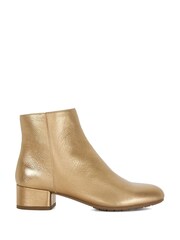 Dune London Metallic Pippie Smart Low Boots - Image 2 of 6