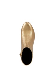 Dune London Metallic Pippie Smart Low Boots - Image 5 of 6