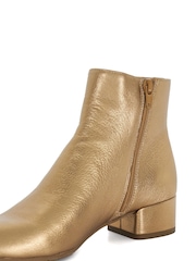 Dune London Metallic Pippie Smart Low Boots - Image 6 of 6