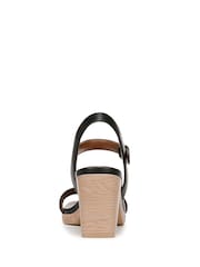 Naturalizer Rose Wide Fit Ankle Strap Black Sandals - Image 3 of 7