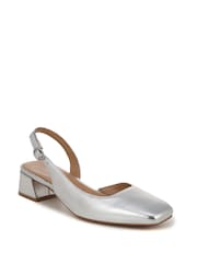 Naturalizer Silver Jayla Wide Fit Slingbacks - Image 3 of 7