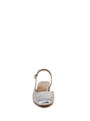 Naturalizer Silver Jayla Wide Fit Slingbacks - Image 4 of 7