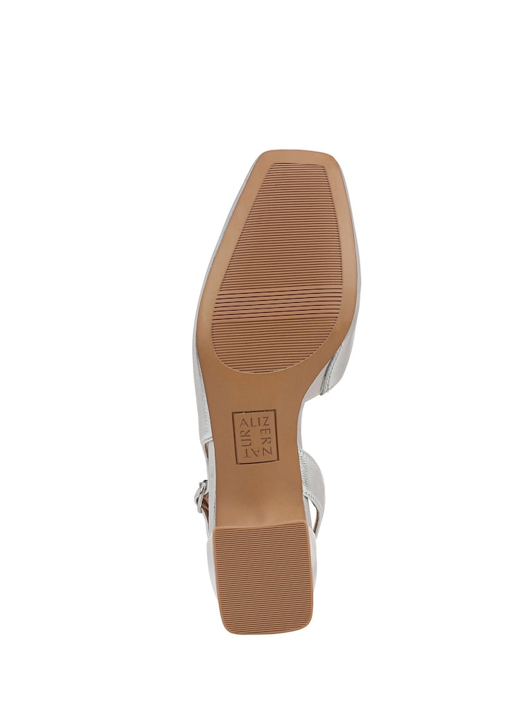 Naturalizer Silver Jayla Wide Fit Slingbacks - Image 7 of 7