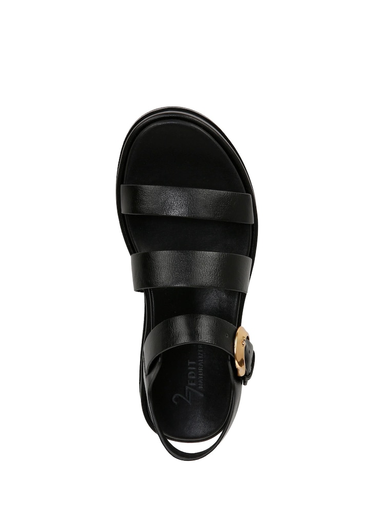 Noir - Sandales Naturalizer Zizi coupe large - Image 4 of 6