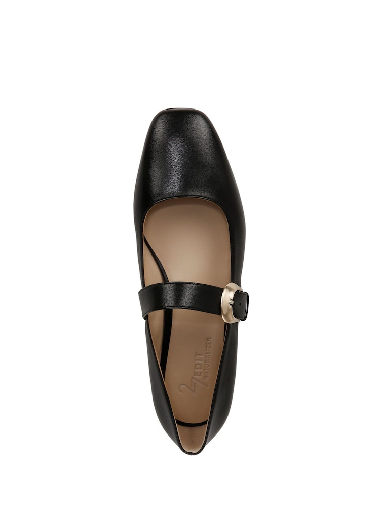 Naturalizer Mary Janes Carter Wide Fit Black Shoes - Image 5 of 6