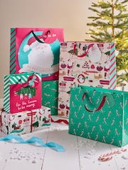 Santas Recipe Christmas 4 Pack Gift Bags - Image 1 of 3