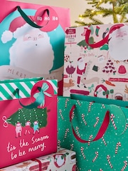 Santas Recipe Christmas 4 Pack Gift Bags - Image 2 of 3