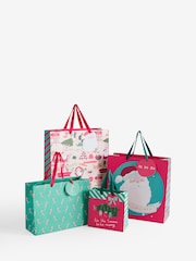 Santas Recipe Christmas 4 Pack Gift Bags - Image 3 of 3
