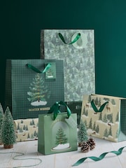 Alpine Forest Christmas 4 Pack Gift Bags - Image 1 of 3