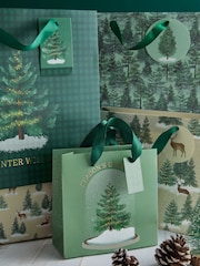 Alpine Forest Christmas 4 Pack Gift Bags - Image 2 of 3