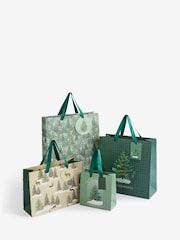 Alpine Forest Christmas 4 Pack Gift Bags - Image 3 of 3
