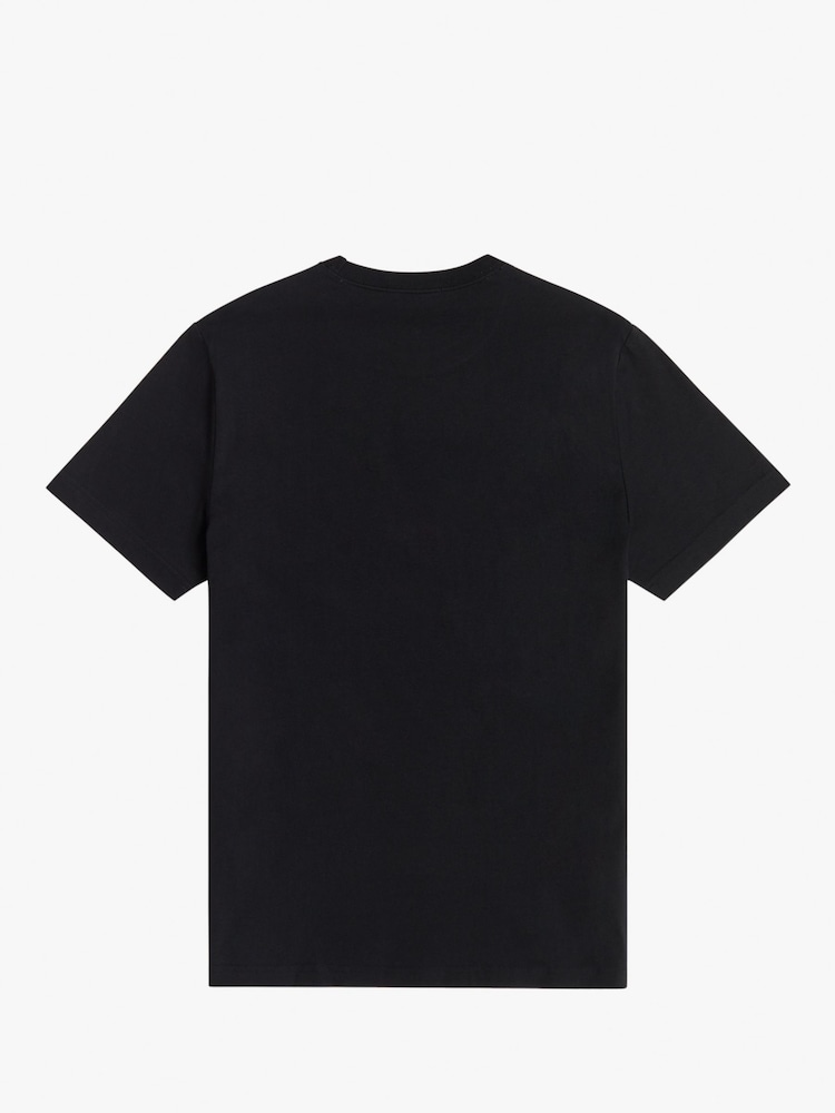 Черный - Футболка с круглым вырезом Fred Perry - Image 7 of 7