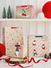 Craft Gonks Christmas 4 Pack Gift Bags - Image 1 of 3