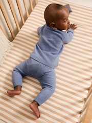Blue Knitted Jumper and Leggings Baby Set (0mths-2yrs) - Image 3 of 10