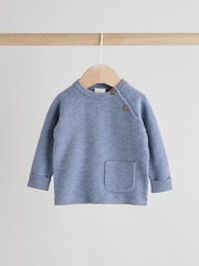 Blue Knitted Jumper and Leggings Baby Set (0mths-2yrs) - Image 6 of 10