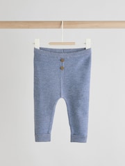 Blue Knitted Jumper and Leggings Baby Set (0mths-2yrs) - Image 7 of 10