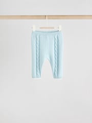 Blue Knitted Jumper and Leggings Baby Set (0mths-3yrs) - Image 11 of 11