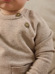 Blue Knitted Jumper and Leggings Baby Set (0mths-3yrs) - Image 4 of 11