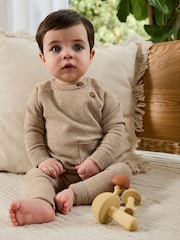 Blue Knitted Jumper and Leggings Baby Set (0mths-3yrs) - Image 5 of 11