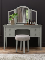 Bentley Designs Blue Grey Alora Dressing Table - Image 1 of 5