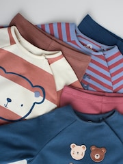 Navy/Brown Bear Tops and Leggings 6 Piece Baby Set (0mths-3yrs) - Image 12 of 17