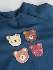 Navy/Brown Bear Tops and Leggings 6 Piece Baby Set (0mths-3yrs) - Image 13 of 17