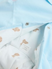 Blue Bear Baby Jersey Jacket, Bodysuit and Leggings 3 Piece Set (0mths-2yrs) - Image 15 of 16