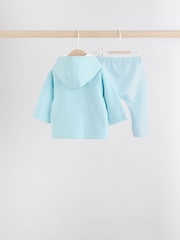 Blue Bear Baby Jersey Jacket, Bodysuit and Leggings 3 Piece Set (0mths-2yrs) - Image 9 of 16