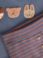 Blue Woodland Baby Top and Leggings 2 Piece Set (0mths-3yrs) - Image 8 of 16
