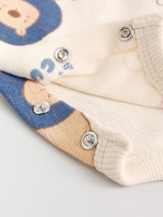 Blau mit Löwenmotiv - Baby 100% Cotton Top and Leggings Set (0mths-2yrs) - Bild 13 von 15