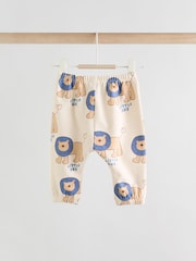 Blau mit Löwenmotiv - Baby 100% Cotton Top and Leggings Set (0mths-2yrs) - Bild 6 von 15