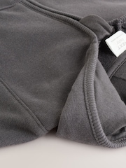Black/White Baby Hooded Sweat Romper (0mths-3yrs) - Image 4 of 10