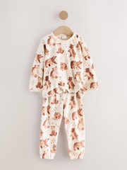 Neutral Bear Baby 100% Cotton Top and Leggings Set (0mths-2yrs) - Image 2 of 6