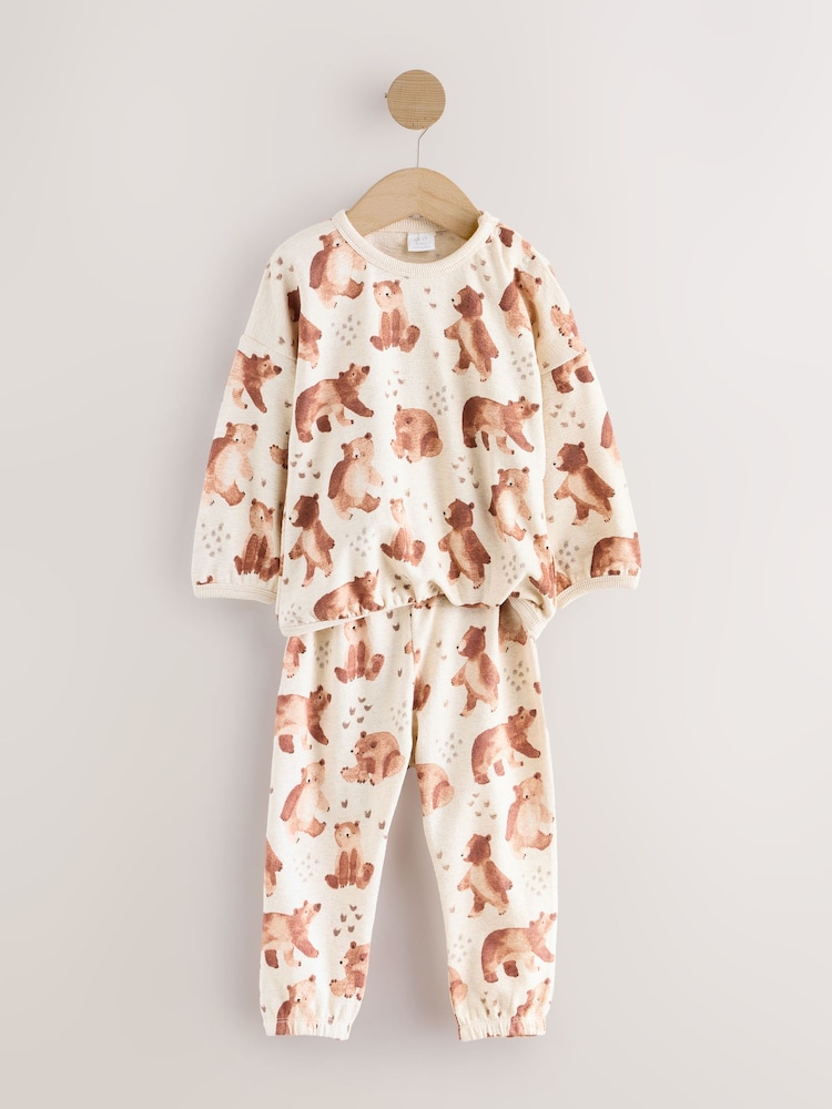 Neutral Bear Baby 100% Cotton Top and Leggings Set (0mths-2yrs) - Image 2 of 6