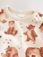 Neutral Bear Baby 100% Cotton Top and Leggings Set (0mths-2yrs) - Image 4 of 6