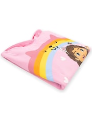 Character Pink Dream Works Gabbys Dollhouse Longline 100% Cotton Hoodie - Image 6 of 9