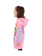 Character Pink Dream Works Gabbys Dollhouse Longline 100% Cotton Hoodie - Image 9 of 9