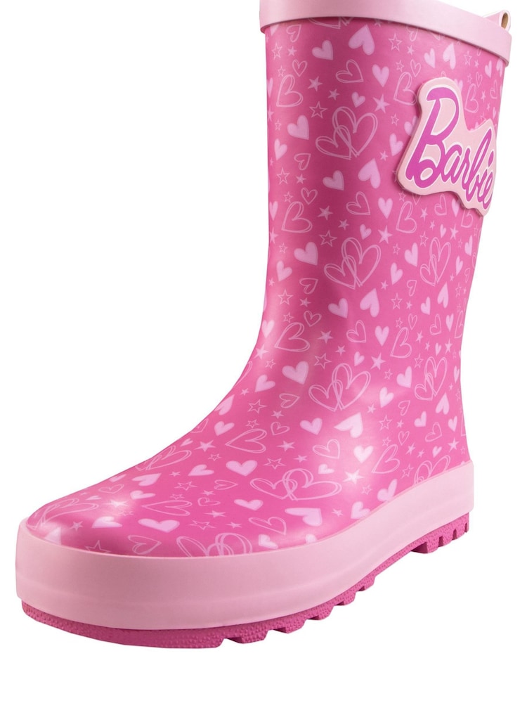 Character Pink Barbie Wellies - Image 3 of 5