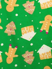 Harry Bear Gingerbread Christmas 100% Cotton Dress - Image 2 of 2