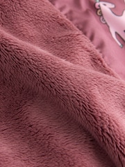 Burgundy Red Shower Resistant Faux Fur Lined Padded Coat (3mths-7yrs) - Image 11 of 12