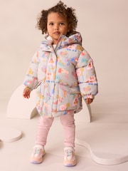 Multi Shower Resistant Printed Padded Coat (3mths-7yrs) - Image 1 of 9