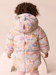 Multi Shower Resistant Printed Padded Coat (3mths-7yrs) - Image 2 of 9