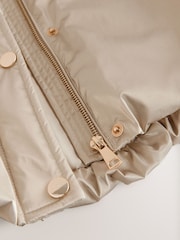 Gold Shower Resistant Skirted Padded Coat (3mths-7yrs) - Image 4 of 8