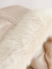 Gold Shower Resistant Skirted Padded Coat (3mths-7yrs) - Image 8 of 8