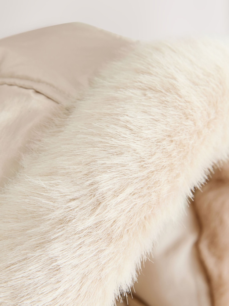 Gold Shower Resistant Skirted Padded Coat (3mths-7yrs) - Image 8 of 8