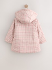 Pink Shower Resistant Frill Collar Coat (3mths-7yrs) - Image 3 of 5