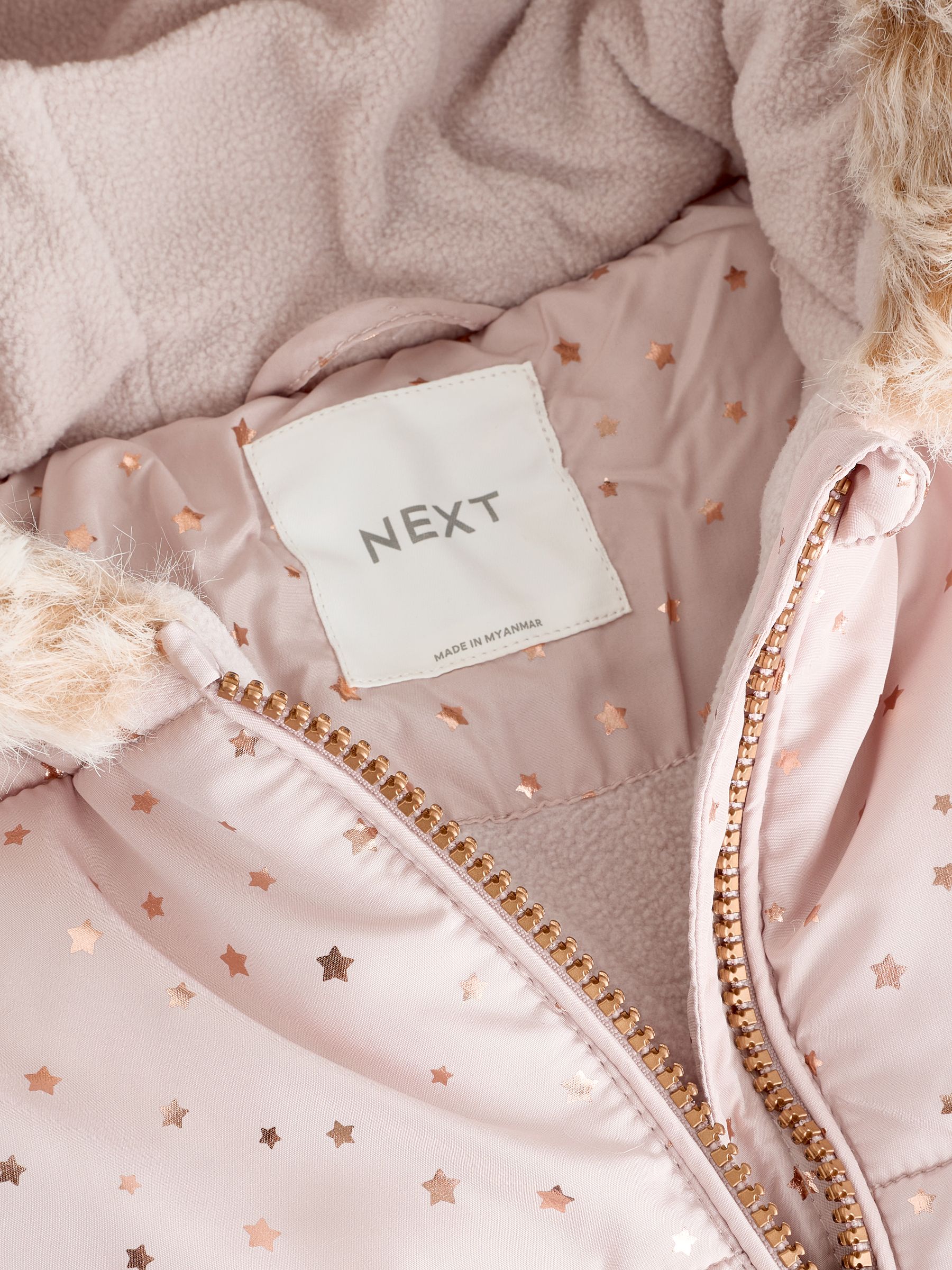 Przeglądaj Jasnoróżowy - Nieprzemakalny kombinezon zimowy z