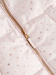 Pale Pink Print Shower Resistant Snowsuit (3mths-7yrs) - Image 8 of 9