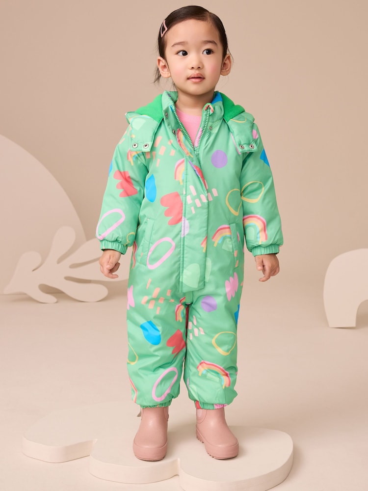 Green Shower Resistant Snowsuit (3mths-7yrs) - Image 1 of 8